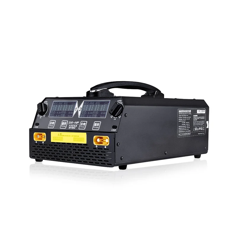 U4-HP 2400 واط/25A ثنائي القنوات الذكية شاحن سريع التحكم عن بعد الزراعة s 6-14S يبو/LiHV ملحق البلاستيك s