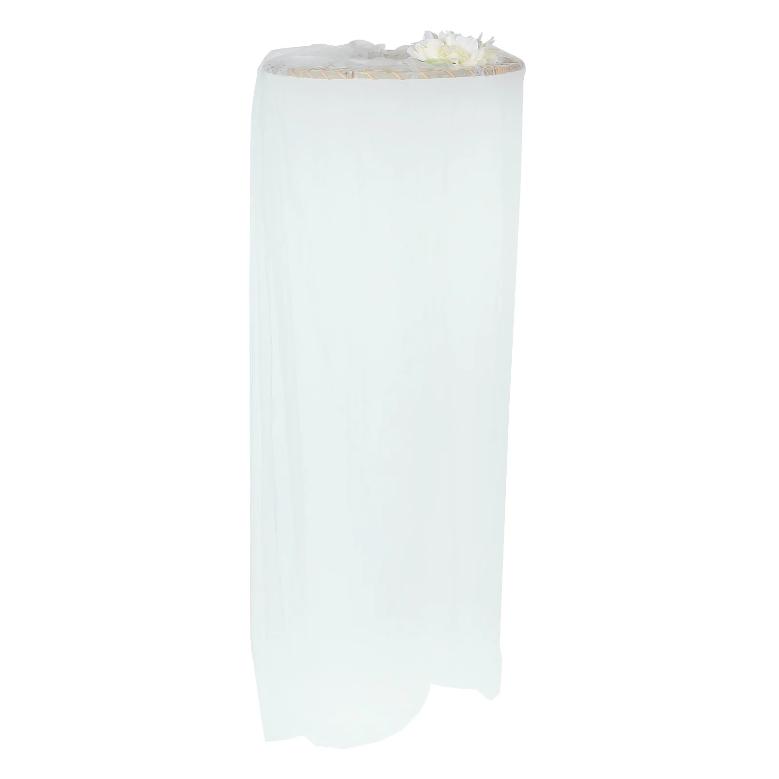 

Chinese Traditional Bamboo With Veil Elegant Conical Sun Protection Hat For Hanfu Cosplay Photo Prop Lightweight Breathable