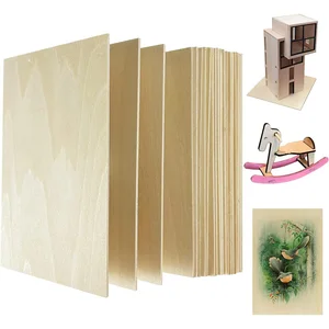 10 pieces 15 * 10cm * 2mm Fine Basswood Plate in White Model Model Model 8 Main Sales Wood Taba - №5
