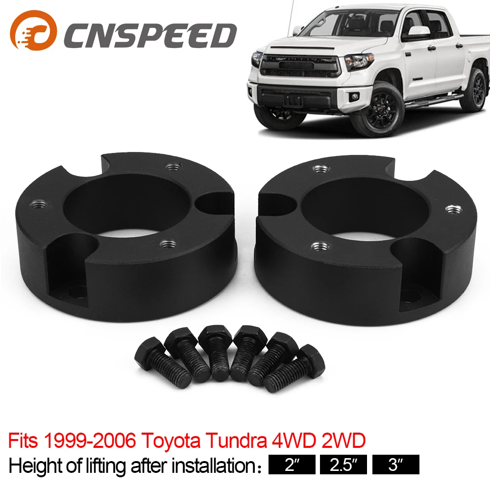 2Pcs Front Leveling Lift Kit 2inch 2.5inch 3inch For Toyota Tundra 4WD 2WD 1999-2006 Automotive professional spare parts