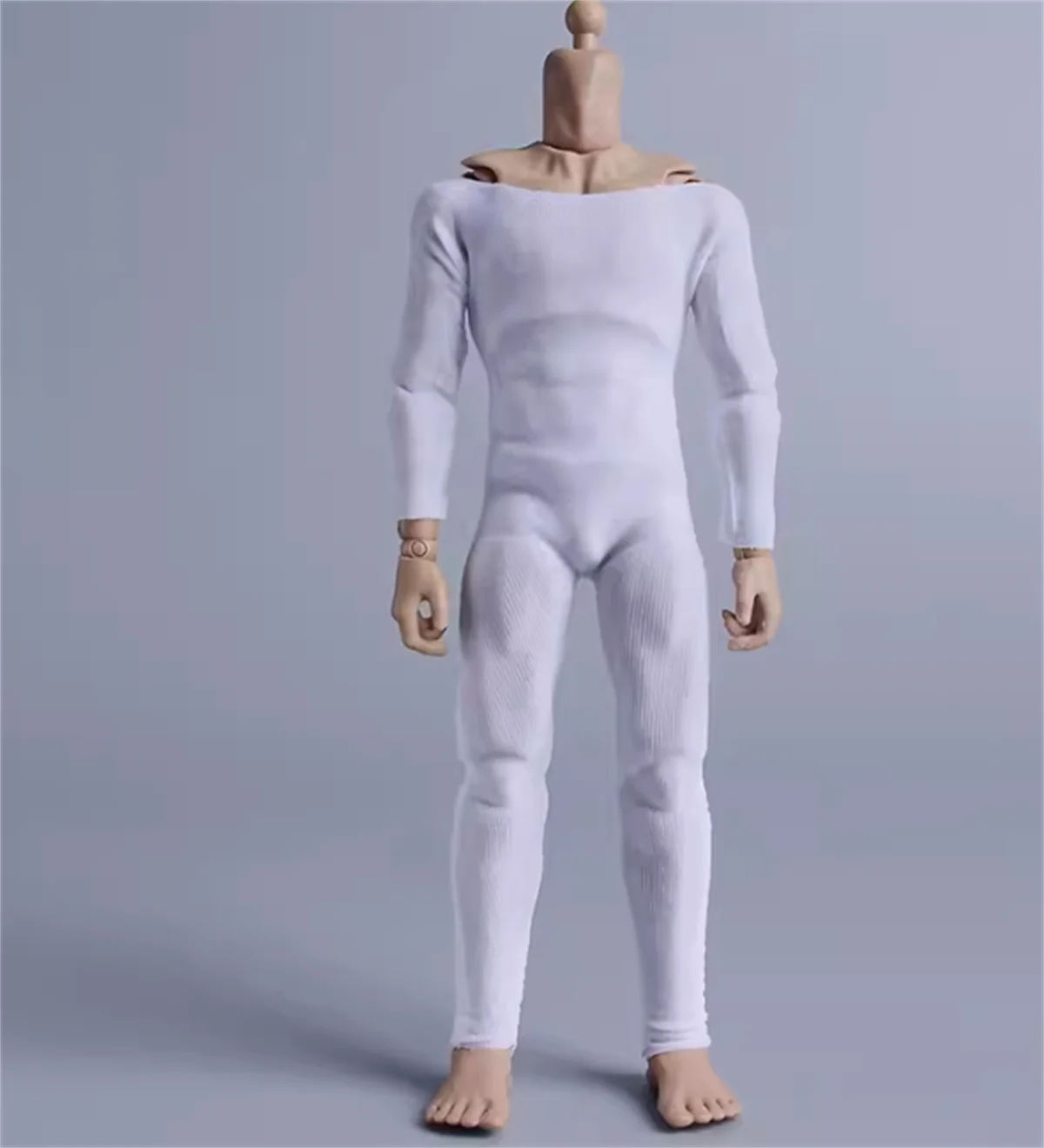 1/12 мужское белое боди, одежда подходит для 6 дюймов, фигурка тела JIao, Кукольное тело, животное