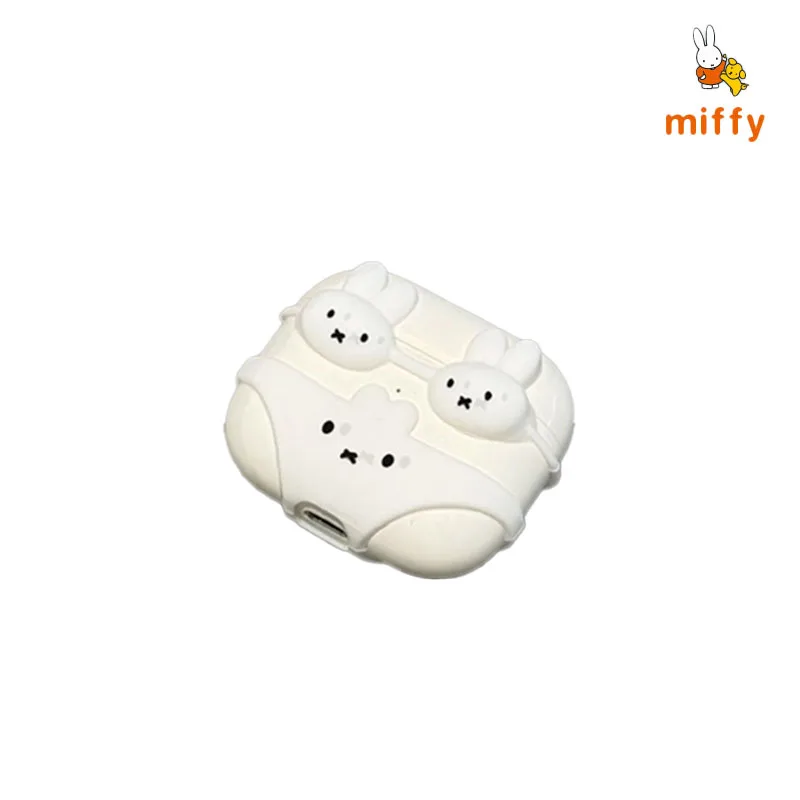 

Cute Miffy Earphone Shell Suitable for Airpods 4 3 Pro3 Cute Bikini Earphone Funnt Anime Accessories Girl Perfect Biethday Gift