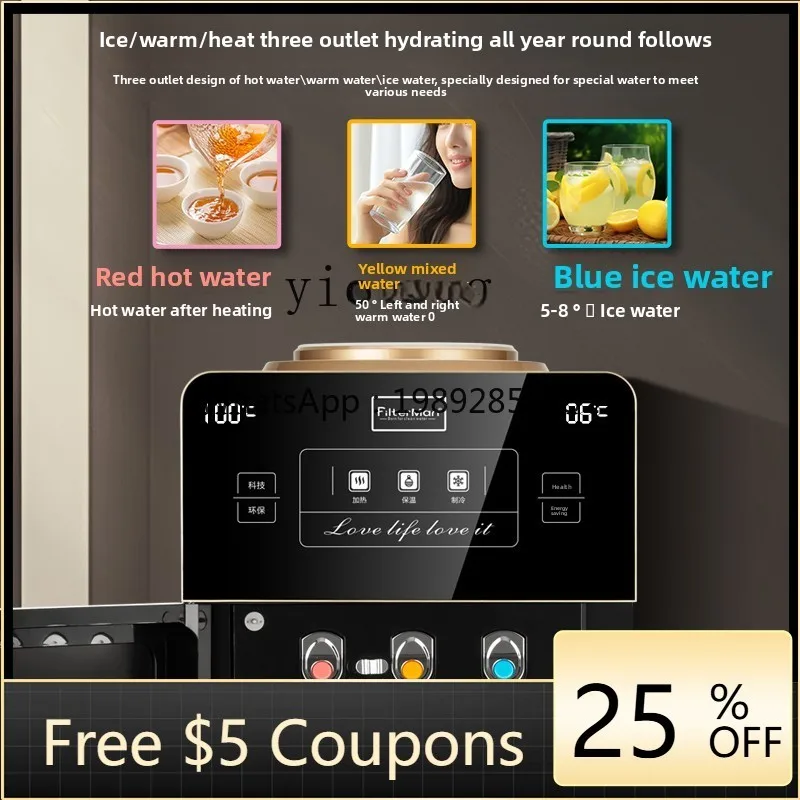 

water dispenser compressor refrigeration with refrigerator refrigeration vertical ice warm three water household double door