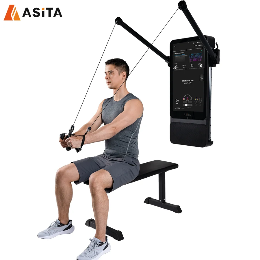 ASITA Wall Mounted Smart Workout Equipment Digital Strength Training & Weight Resistance System