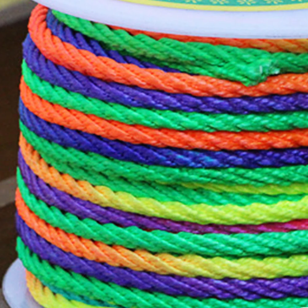 

100M Beading Cord Multicolor Thread Strong Polyester Jewelry Making DIY Accessories Stringing Beads Wire Rope Arts Crafts