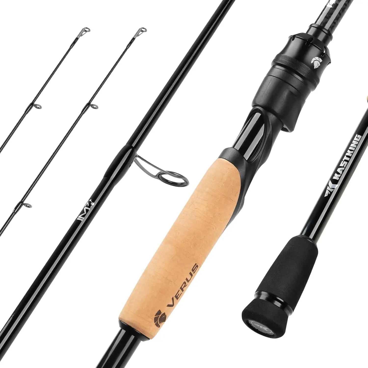 

Twin-Tip Bass Fishing Rod – IM7 Graphite, Extra Tip, Titanium Guides, Technique-Specific Casting & Spinning