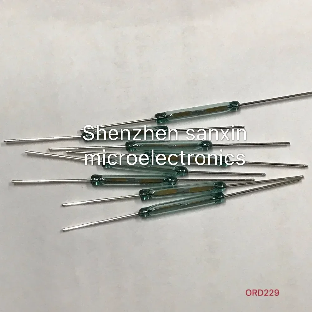 10 Chiếc N/O Reed Switch Công Tắc Từ ORD299 2.75*21Mm Thường Mở Cảm Ứng Từ Công Tắc Và từ Điều Khiển