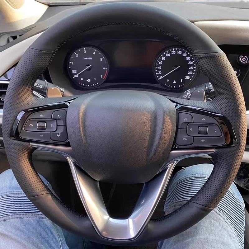 

Custom DIY Car Steering Wheel Cover Artificial Leather For Buick Enclave 2020-2022 Auto Interior Accessories