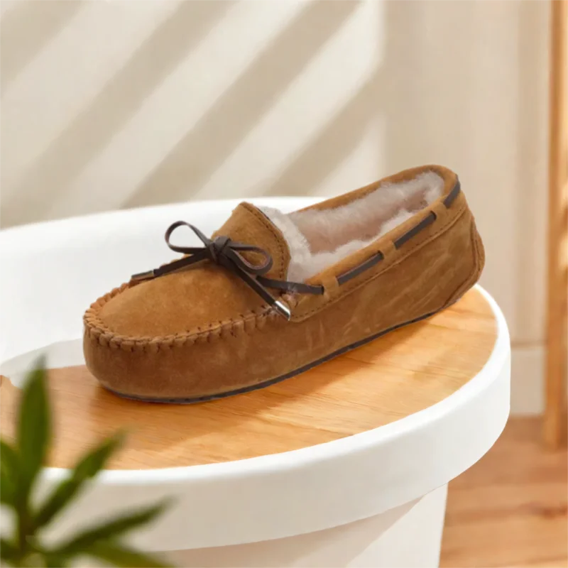 

Классические женские ботинки из натуральной воловьей кожи и шерсти, 2023, недорогие зимние ботинки, женские зимние ботинки, теплая обувь для женщин, зимняя обувь на плоской подошве