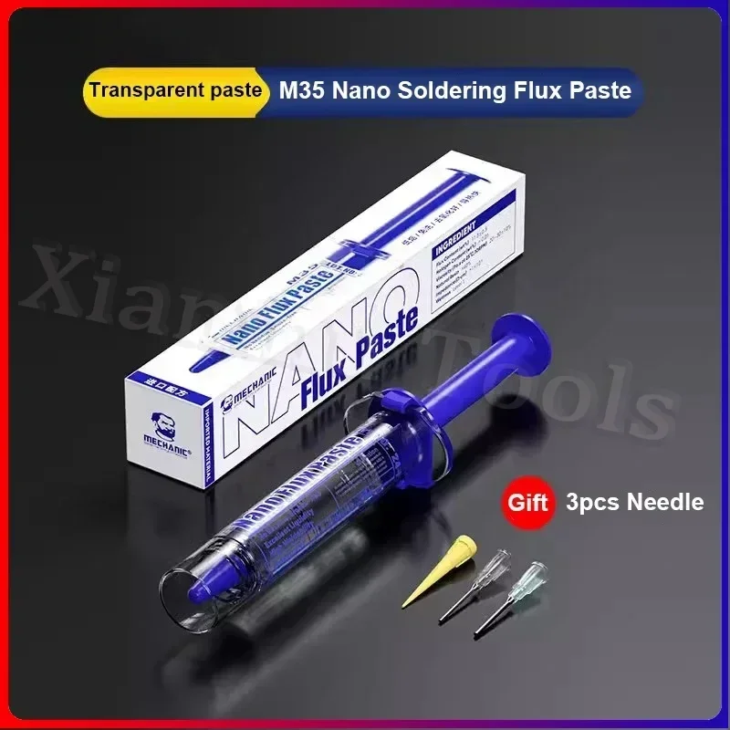 

MECHANIC M35 Nano Flux Paste for Mobile Phone Chip Motherboard High Performance High Performance Repair Flux Welding Tools