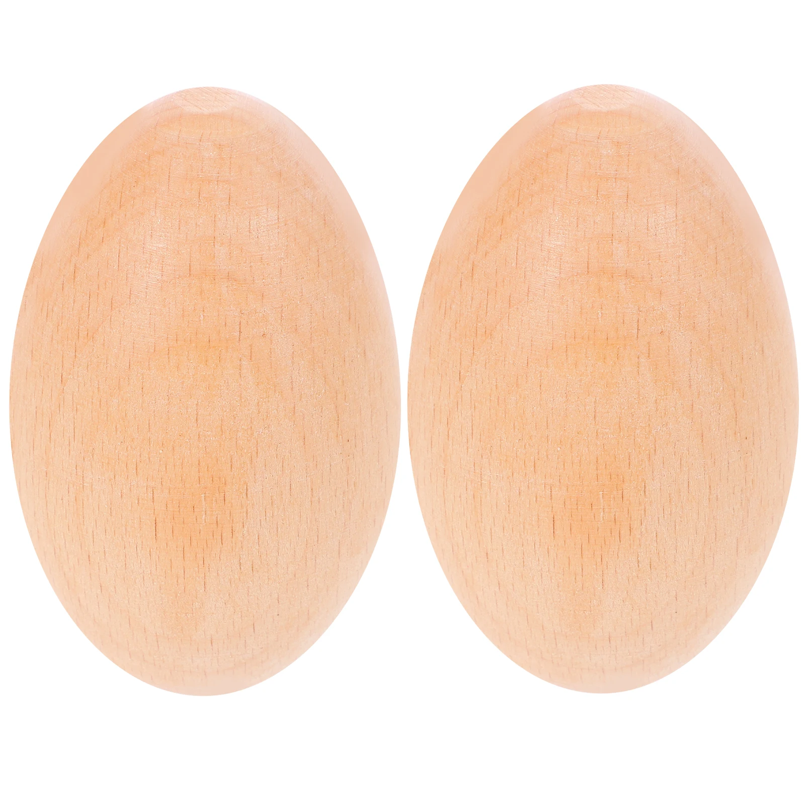 2 Pcs Wooden Sand Egg Teaching Aids Musical Toy Infant Percussion Instrument Kids Instruments Toys for Children