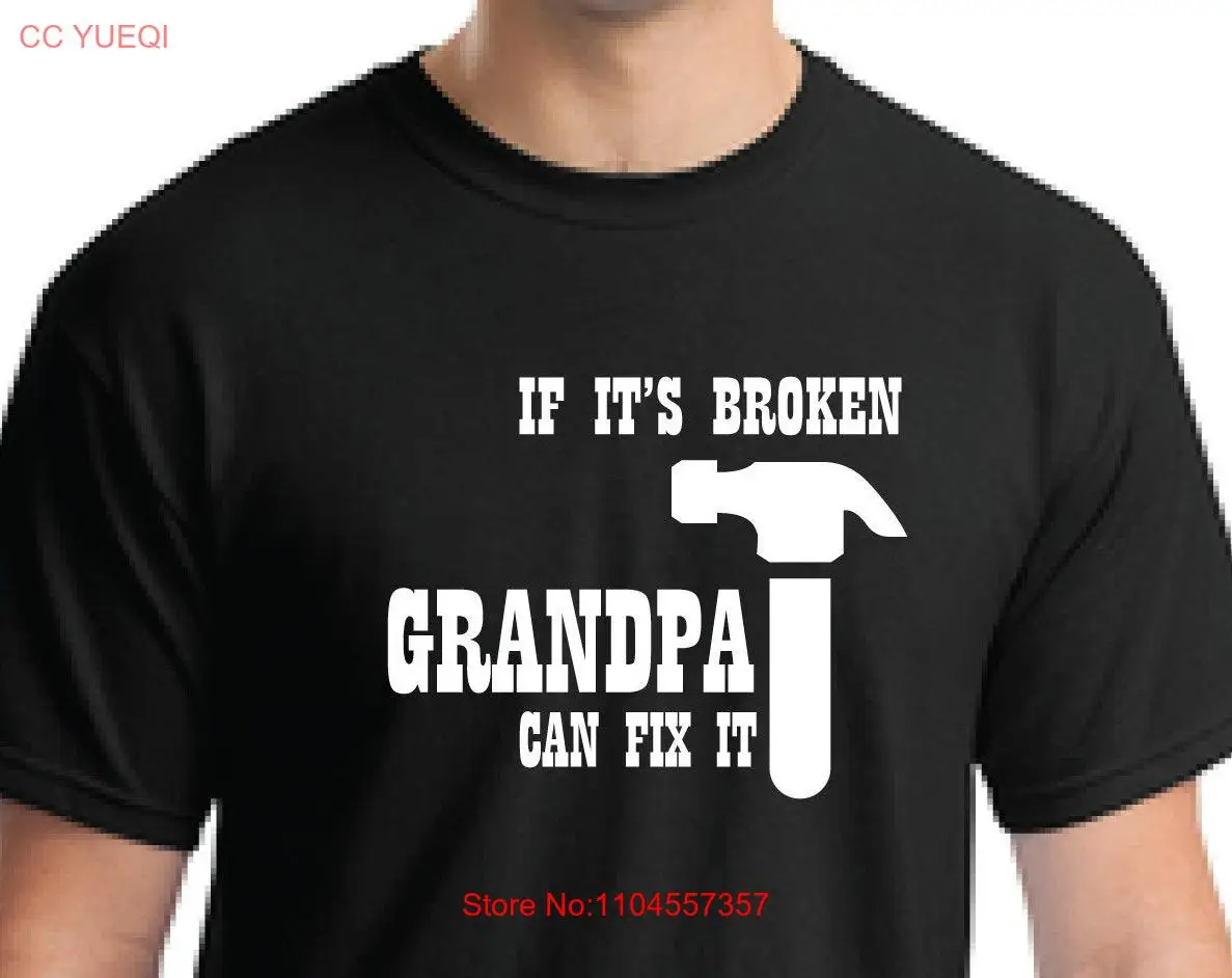 Grandpa gift t shirt for grandfather Men's Father's day Birthday holiday Regalo para abuelo long or short sleeves