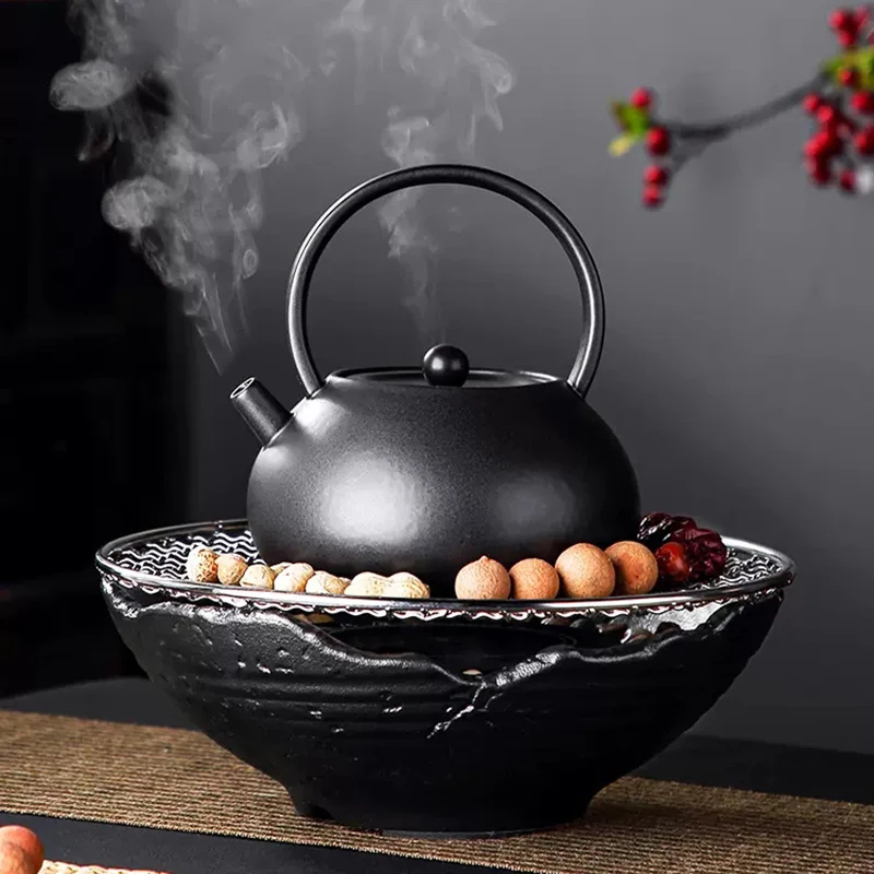 Electric Pottery Stove Tea Cooker Hot Plate Outdoor BBQ Mute Heating Ceramic Household Coffee Infrared Wave Furnace Induction