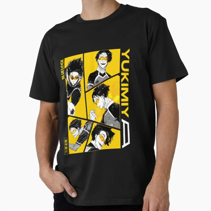 

Kenyu Yukimiya Art Japan Football Manga Blue Lock Anime t shirt for Soccer sports Large size Tops 100% cotton print tee
