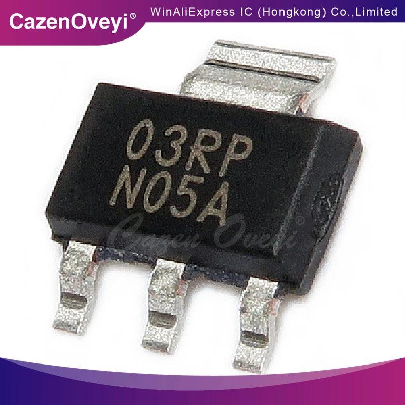 10piece LM1117IMPX-3.3 Silk screening:N05B SOT-223