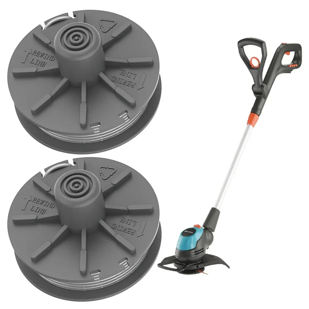 

2pcs Line Spool For Gardena Turbotrimmer 400 5307-20 GT-PS2527-04 Trimmer Wire Spool Replacement Lawn Mower Supplies