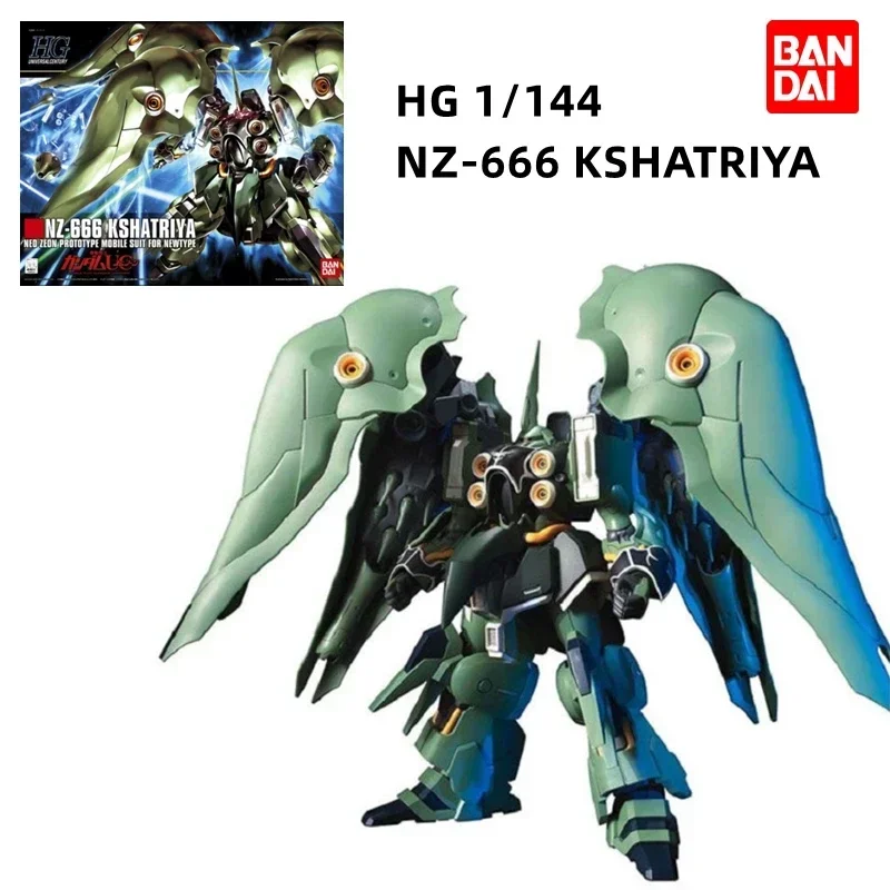 

Мобильный костюм Bandai Gundam HGUC 099 HG 1/144, сборная модель NZ-666 KSHATRIYA NEO ZEON, ПРОТОТИП для нового типа, комплект фигурок