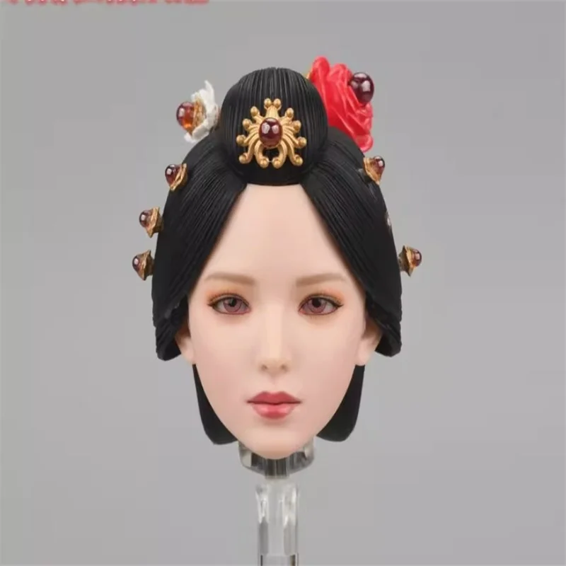 I8 Toys I8-C006 A 1/6 Female Ming Dynasty Head Carving Long Jacket Horse-face Skirt Shoes Fit 12'' Action Figure Body In Stock