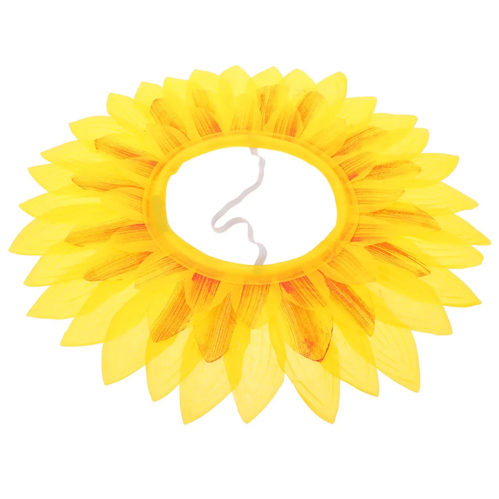 

Sunflower Headgear Floral Headpiece Hat Hair Accessories Headband Headwear Costume