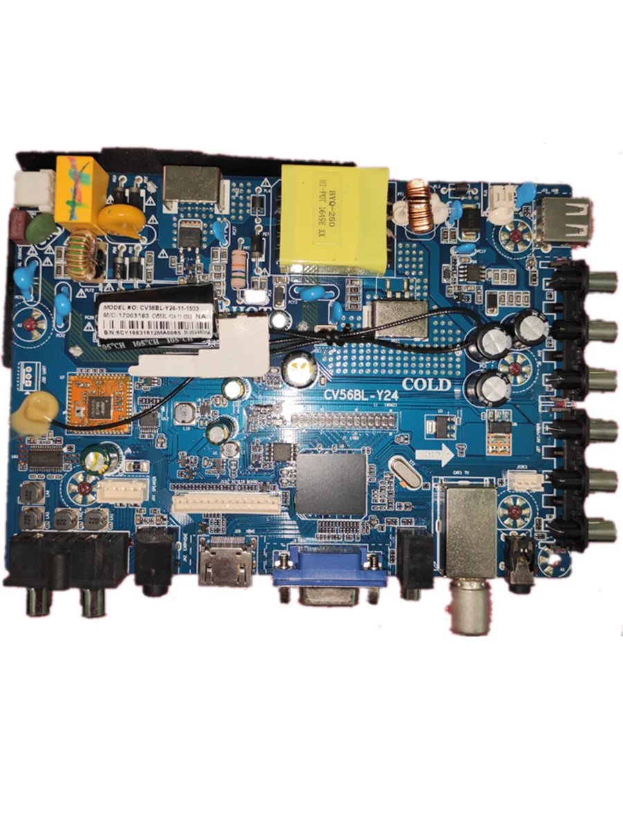 Livraison gratuite! Nouveau! Carte mère 3 en 1 pour TV, fonctionne bien avec led 30-35V CV56BL-Y24 ma
