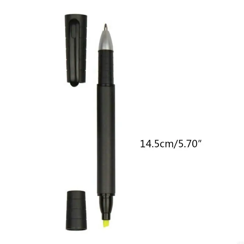 G8TA флуоресцентный маркер ручка черная гель-ручка 2-в-1 для студенческой офисной записной записки для взрослых