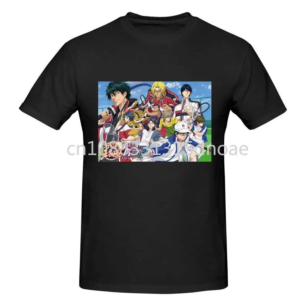 The New Prince Of Tennis ryoma-echizen T-shirt pria Print bulat leher kaus Fashion musim panas lengan pendek katun T Shirt