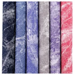 30x134cm Roll Denim Pattern Textured Smooth Synthetic PU Leatherette Faux Leather Fabric For Bags Craft Earring Bows BH464