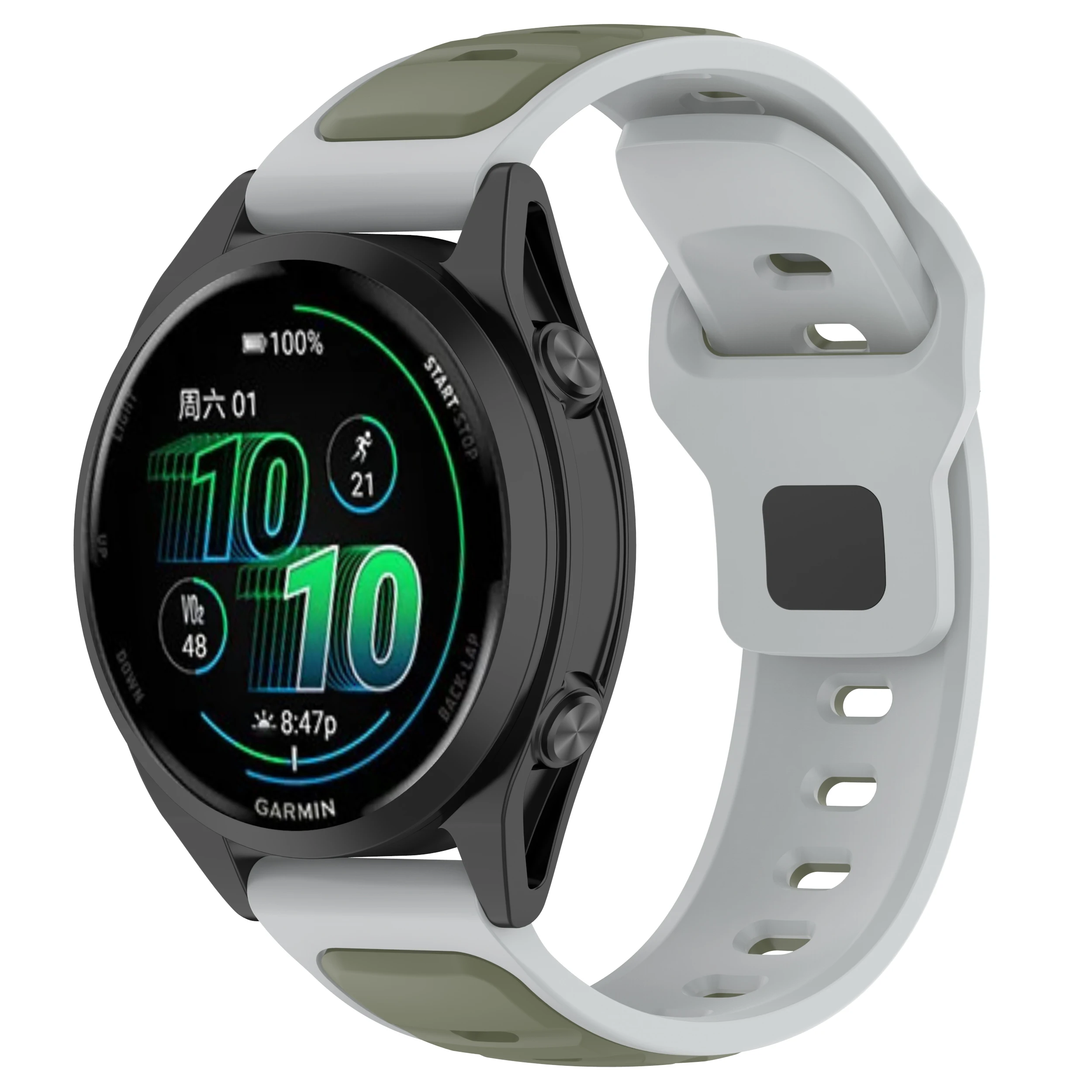 20 22 mm Silikonarmband für Polar Vantage V3 M2/M Grit X Pro Titan Sportarmband für Polar Ignite 3 2 Unite Pacer Band Armband – Detail 22