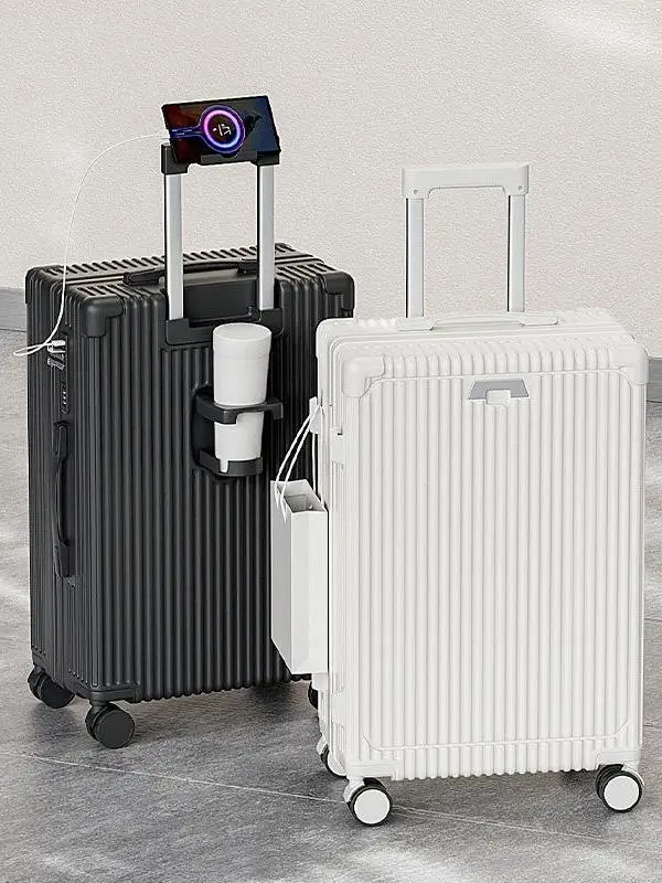 durable-high-aesthetic-carry-on-suitcase-with-cup-holder-premium-quality-travel-bag-quiet-universal-wheels-fashionable-ladies