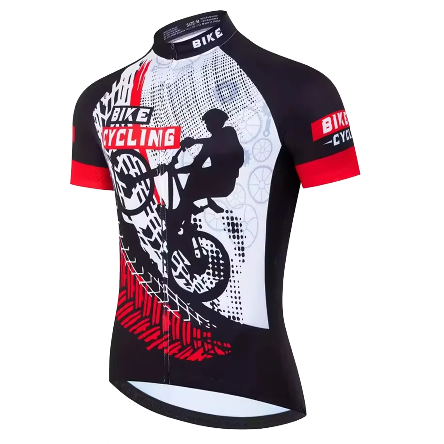 Neues Herren Kurzarm-Fahrradtrikot Sommer-Radsport MTB Bike T-Shirt Outdoor-Radtrikot Fahrradbekleidung Schnelltrocknend – Detail 7