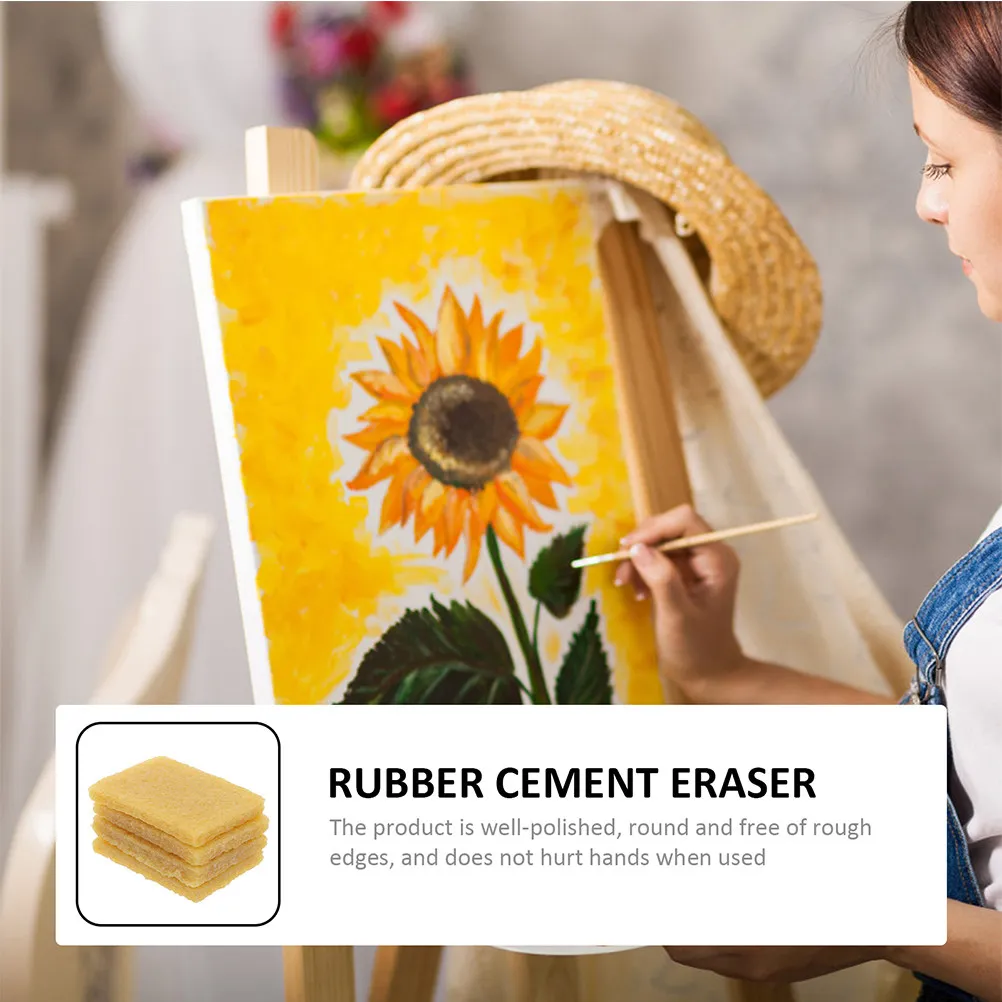 8Pcs Premium Rubber Painting Cleaner Eraser for Watercolor Masking Fluid Removal Art Supplies Cleaning Tool for Skateboard Glass