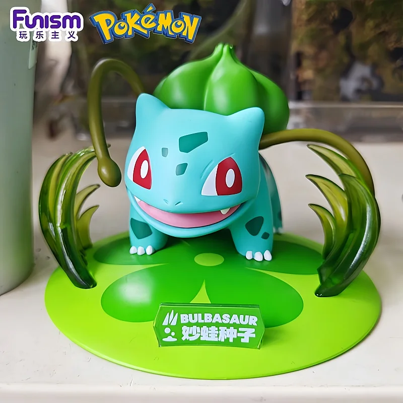 

Funism Pokemon Bulbasaur Action Figure Official Licensed Collectible Statue Anime Peripheral Desktop Decoration For Pokemon Fans