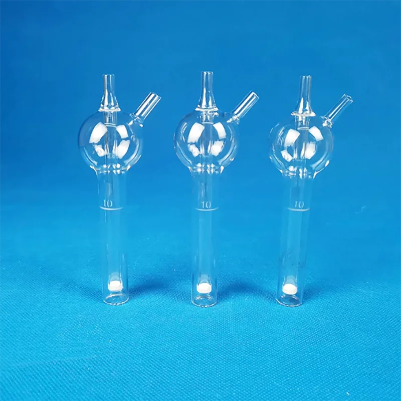 white-brown-straight-porous-glass-plate-absorption-bottle-10ml25ml50ml75ml100ml125ml-sulfur-dioxide-collection-tube