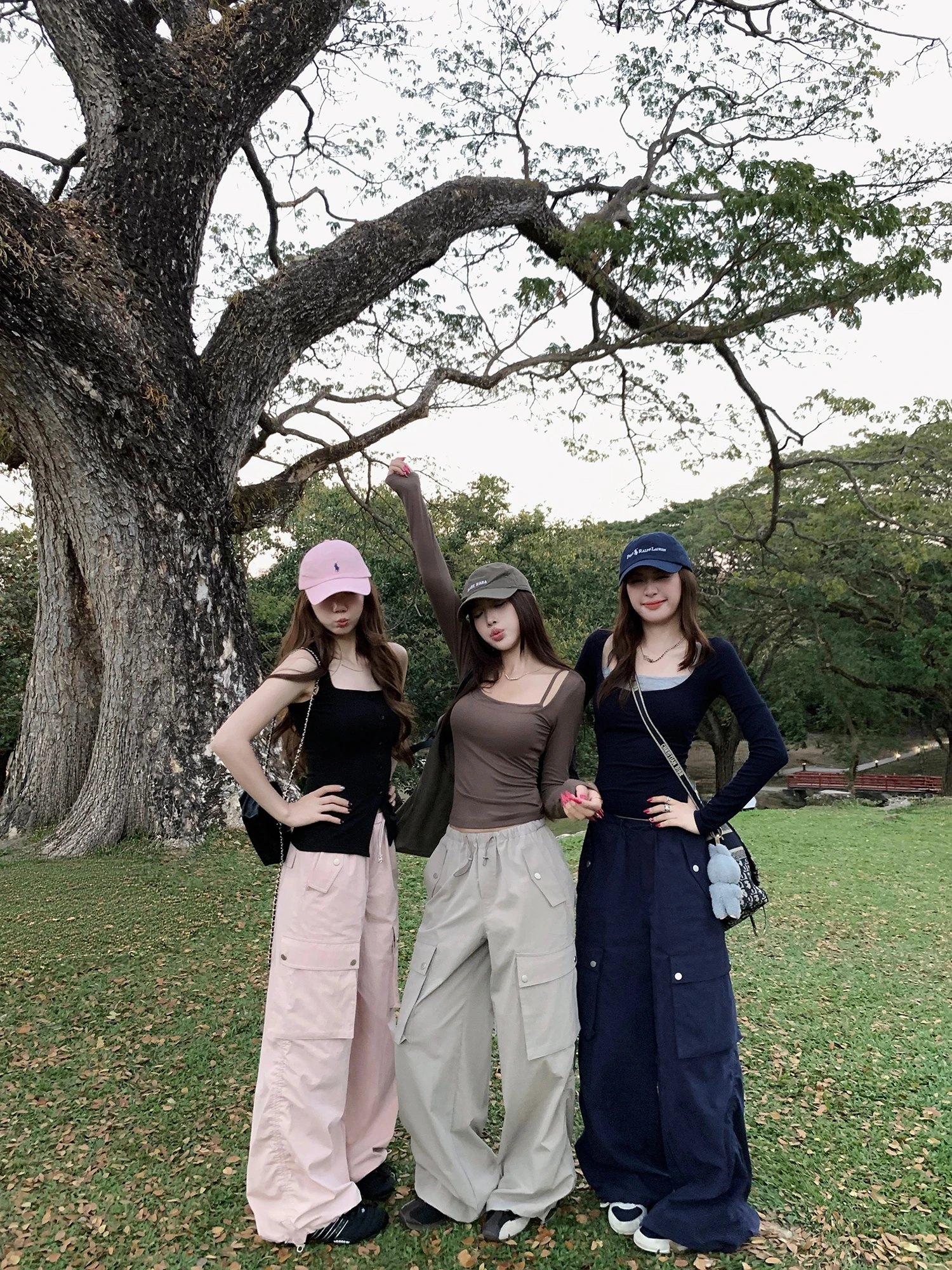 

Повседневные брюки Britney Little King с широкими штанинами, свободного кроя, на шнурке, с высокой талией, хлопковые, прямые, дышащие, приятные для кожи