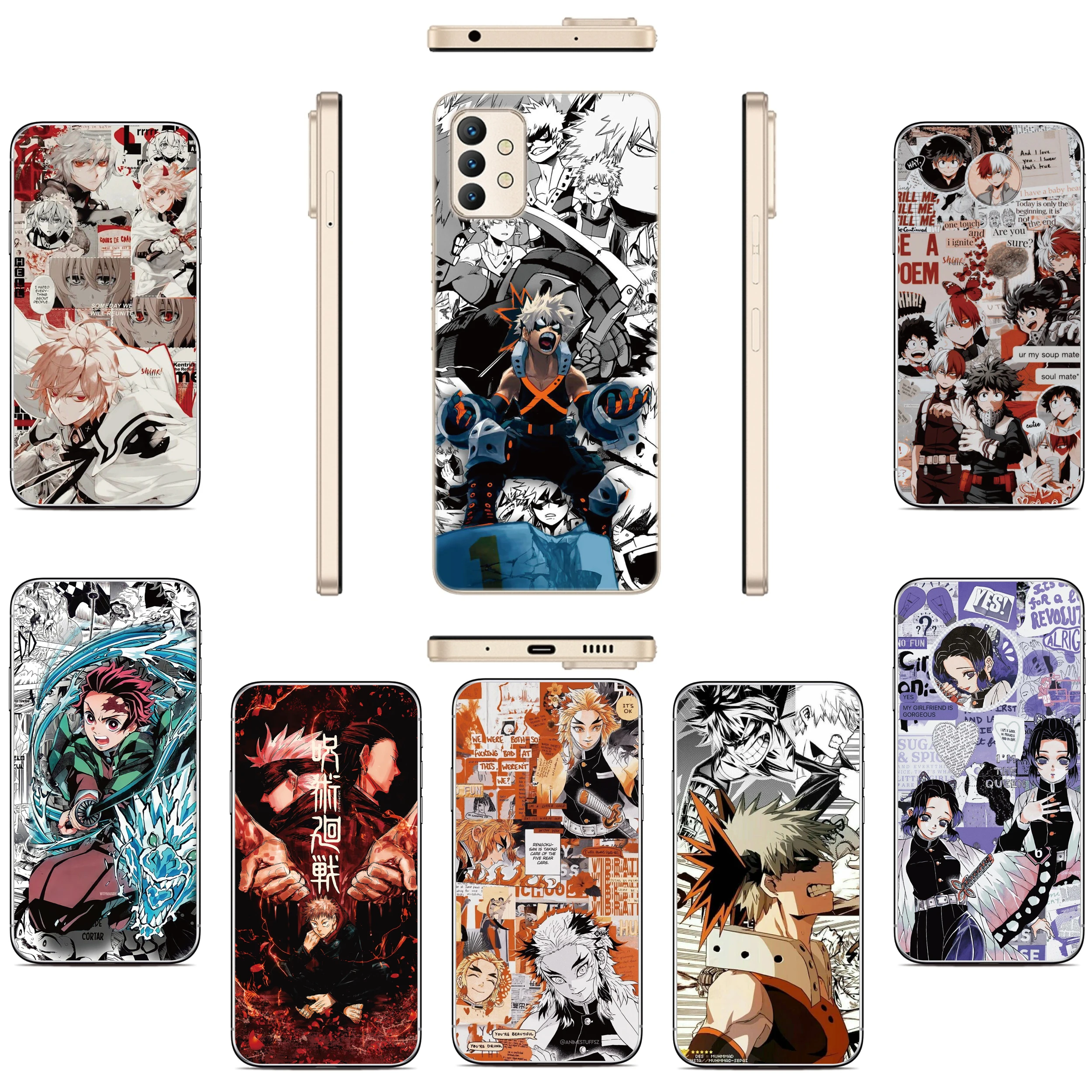 Japanese Anime Black Phone Case For UMIDIGI A13 Pro Max 5G TPU Soft Protection Back Cover A13Pro Capa A 13 ProMax Funda