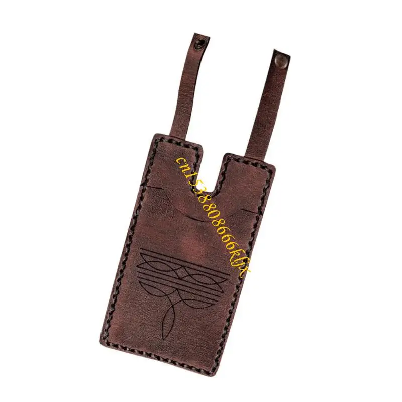 Carteira bota ocidental com fechamento strap couro bot wallet titular cartão botas para homens homens fantasia