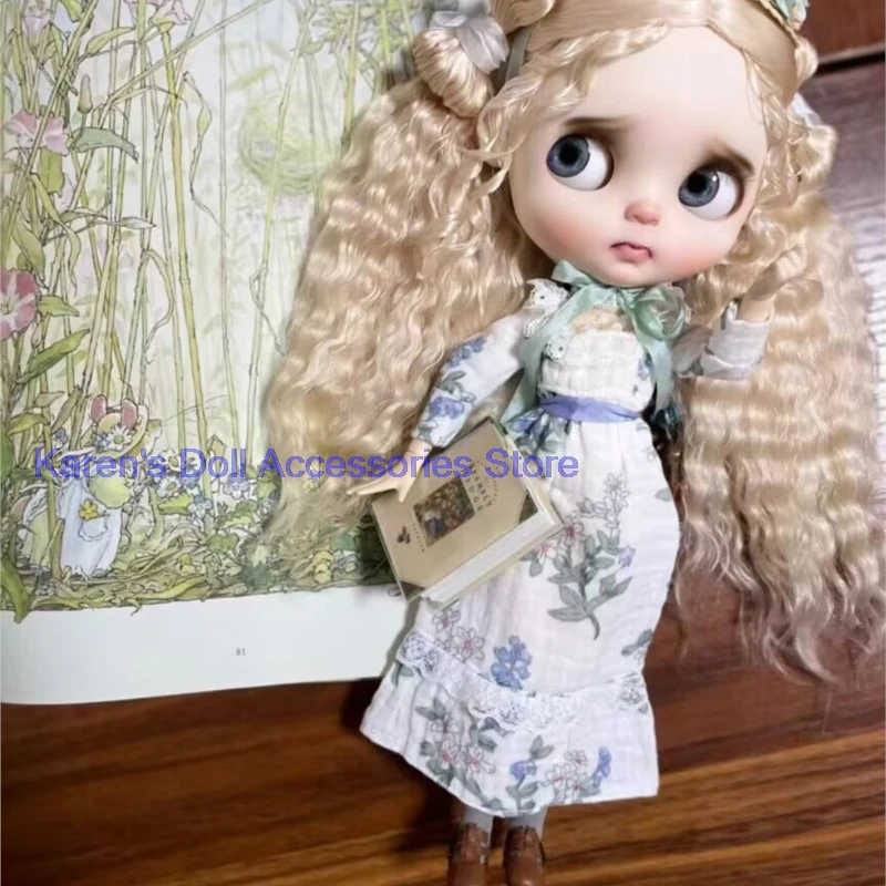 

1 шт. кружевное классическое сельское цельное платье 2026 для Blythe/landoudou (подходит для Lulu,ymy24,Ob22,24,26,zone, Jenny)