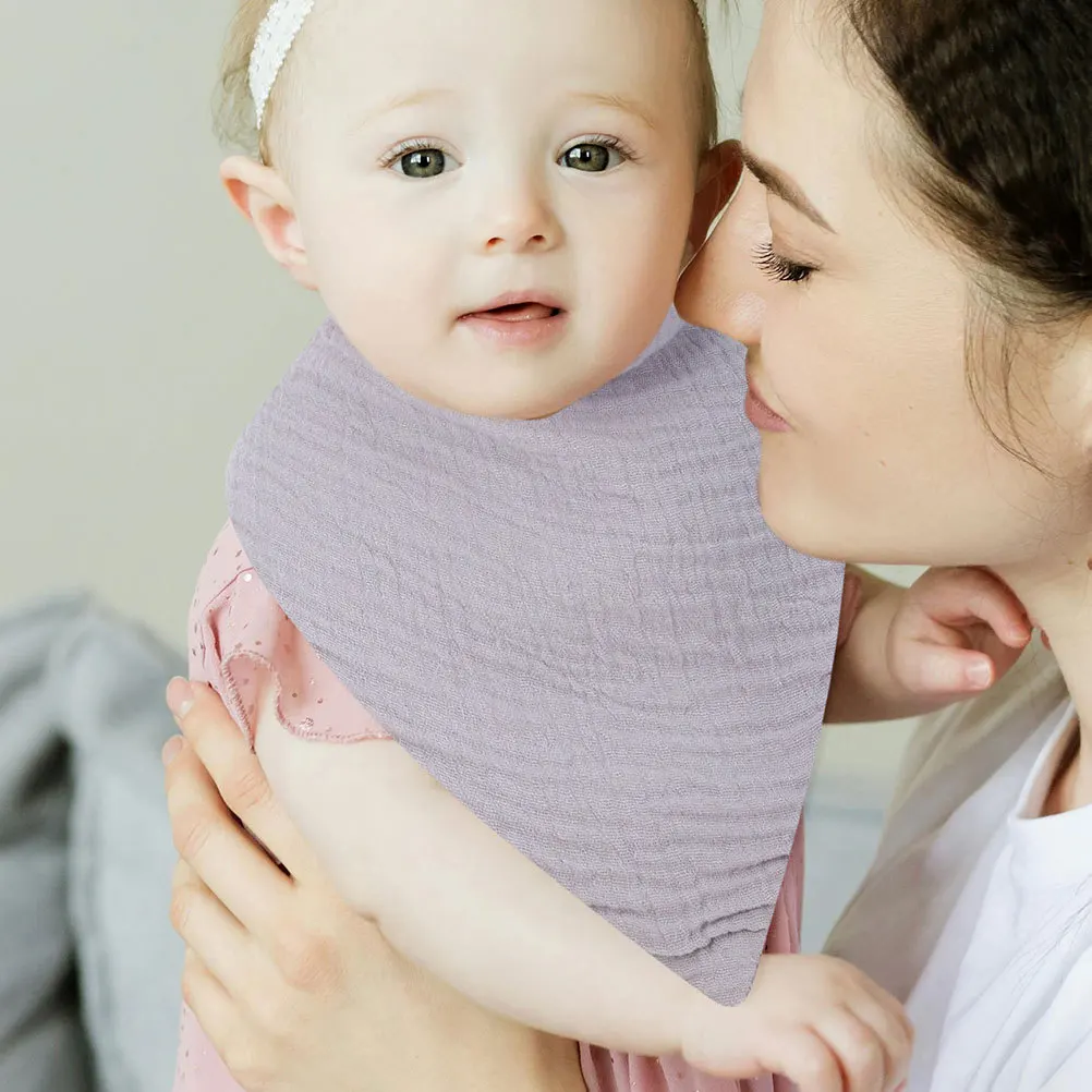 

2 шт., хлопковые детские нагрудники, толстые слюнявчики, треугольные нагрудники для кормления малышей, мягкие впитывающие детские принадлежности, принадлежности для еды малышей