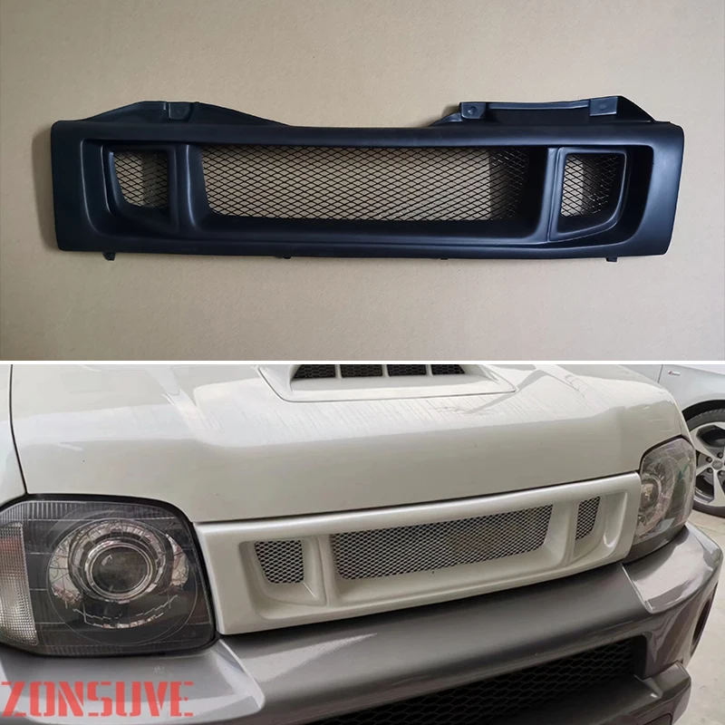 

Для Suzuki Jimny 2012-2018 года гоночная решетка гриль корпус комплект аксессуаров FRP матовый черный