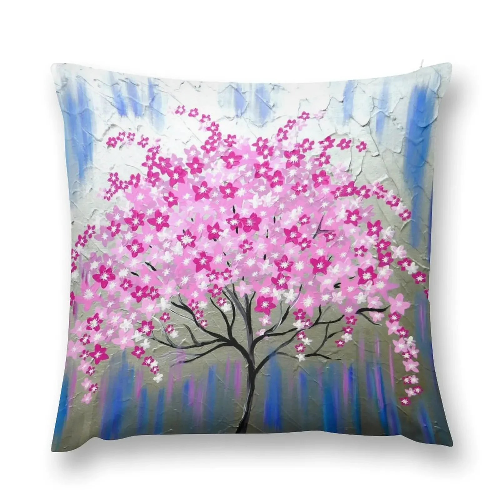 

Cherry Blossom Tree Throw Pillow Christmas Covers For Cushions Custom Cushion Covers For Sofas Sofa Cushions Covers pillow