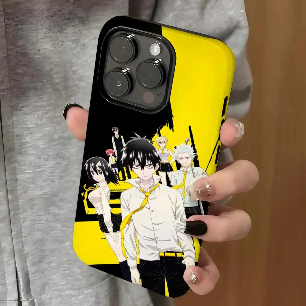 B-BLOOD L-LAD Phone Case Film Korean INS For IPhone 16 15 14 13 12 11 Pro Max Plus Luxury Magnetic Double-layer Cover