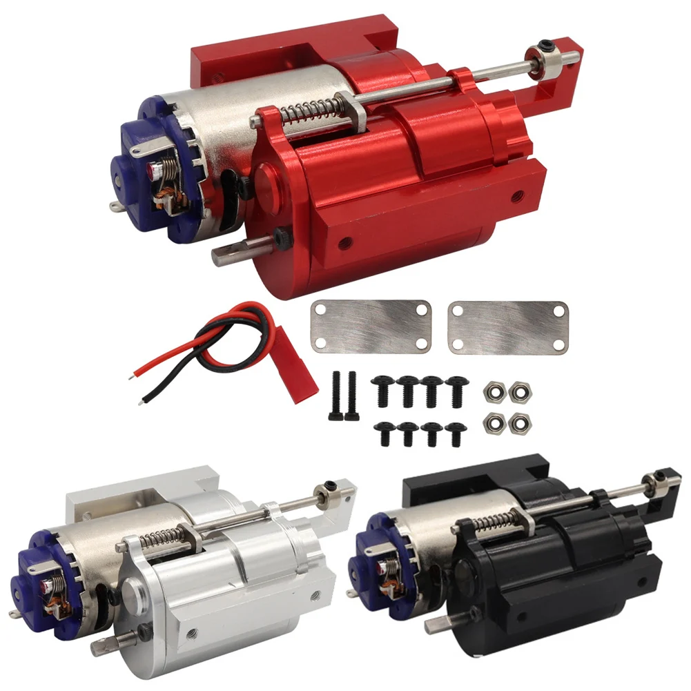 

For RC Vehicle For Gearbox Module With 370 Brush Motor Designed For WPL For MN D90 D91 D96 D98 D99S Platform Integration