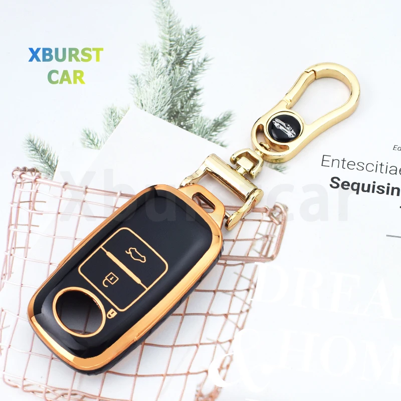 Carcasa de coche Fob para Toyota Perodua Yaris Ativ Raize Veloz Avanza Rush Daihatsu Malaysia TPU funda para llave de coche remota inteligente