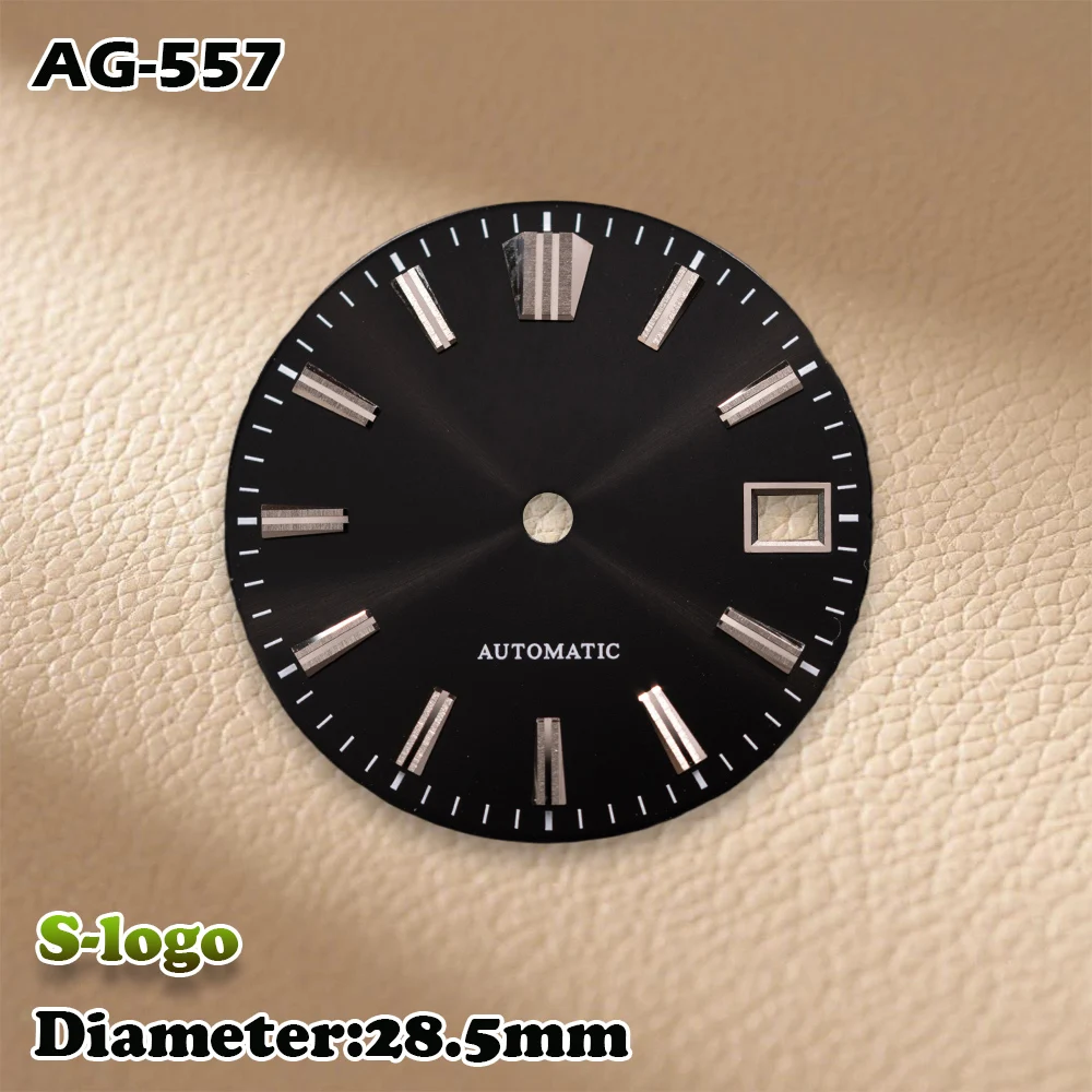 S Logo 28.5mm Sunray Dial NH35/NH36/4R/7S Movement High Quality Watches for men Watch Modification Accessories repair tools