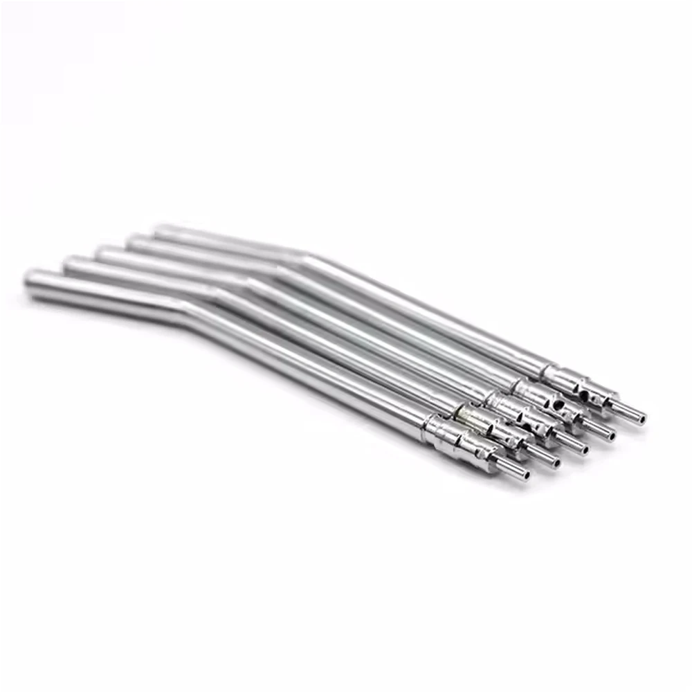 

100 pcs Autocalvable Syringe Tips Stainless Steel Nozzles Tip Fit 3-Way Dental Air Water Syringe