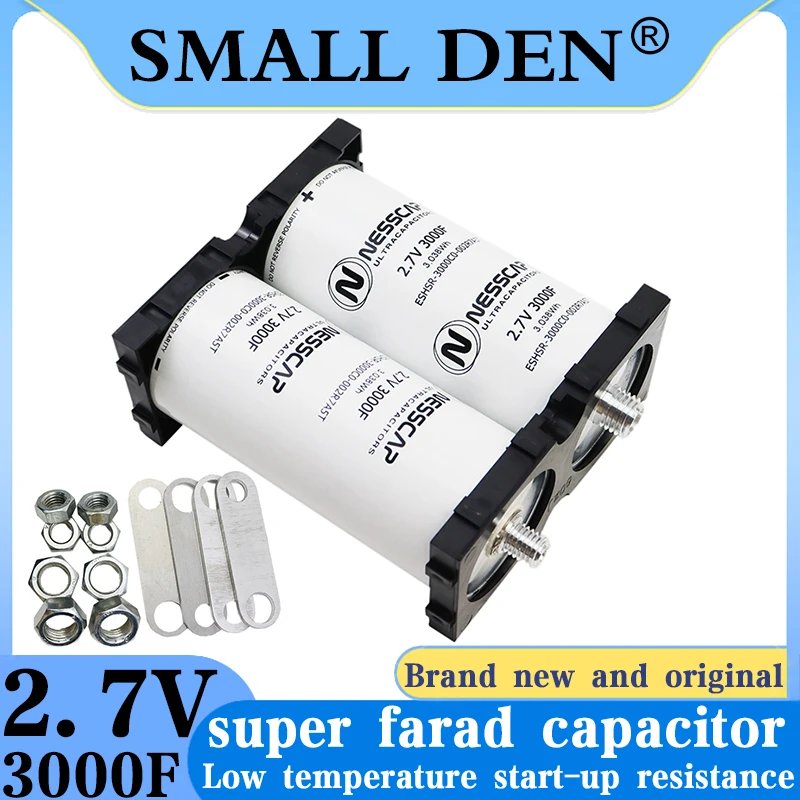 

Super Farad Battery Pack Capacitor 2.7V 3000f Car Audio LS Super Capacitor Electric Vehicle Starting Power Spot Welding Machine