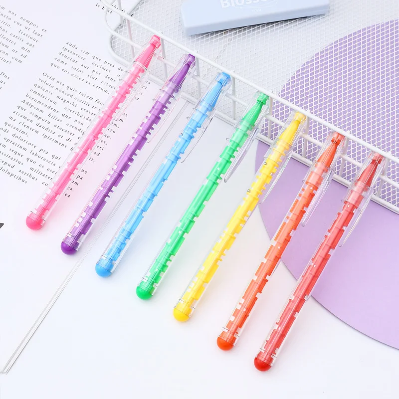 

24 Pcs Creative Stationery Student Prizes Labyrinth Blue Ballpoint Pens New Fun Puzzle Ball Pen Writing Supplies