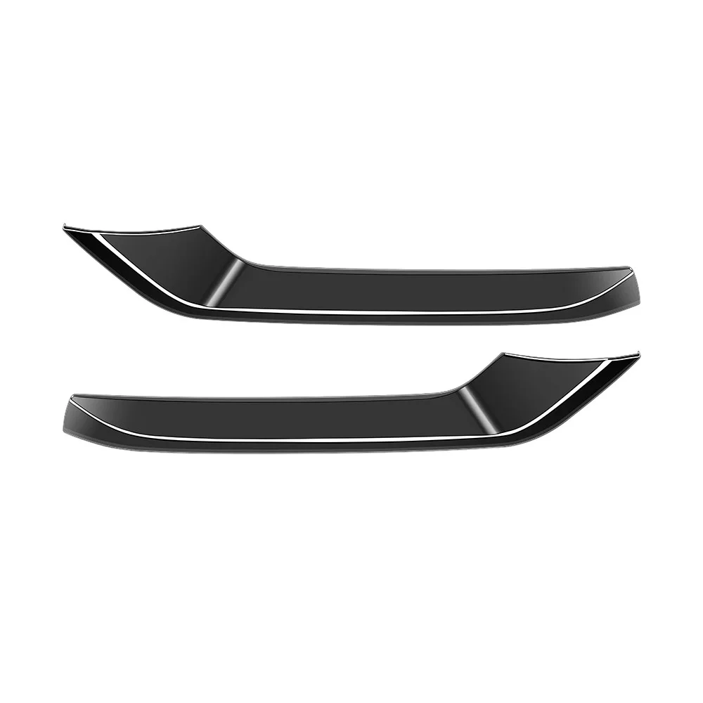 For Honda HRV HR-V Vezel 2021 2022 Car Chrome Front Bumper Lower Grille Trim Strips Fog Light Cover Trim