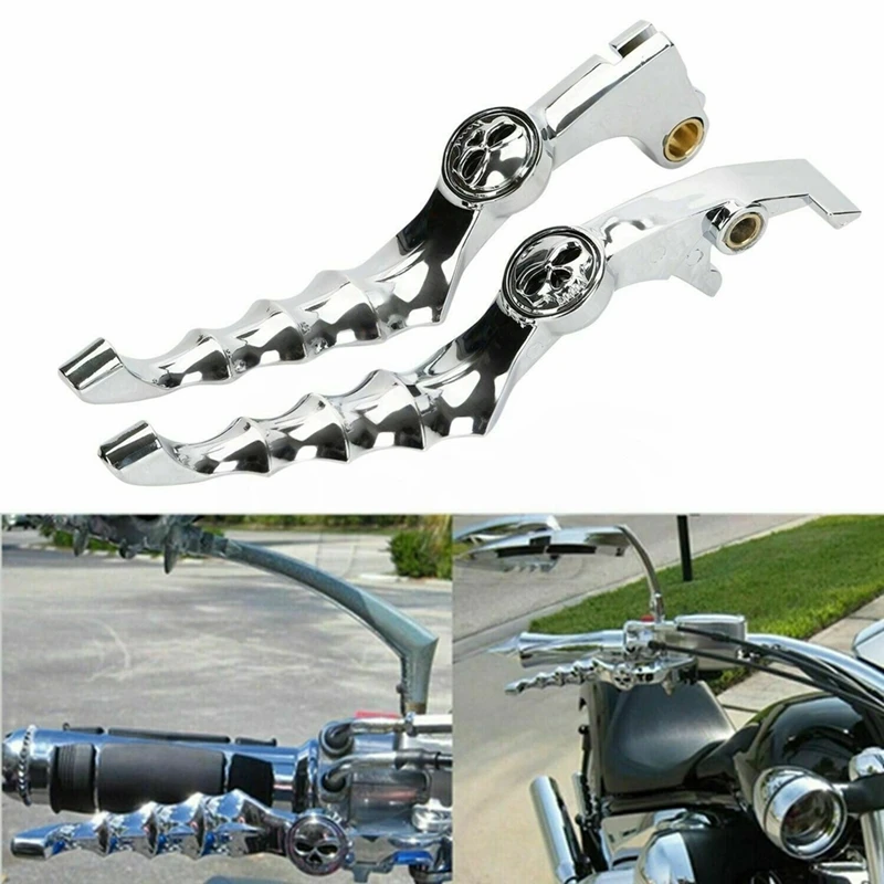 Super Sale Motorcycle Skull Brake Clutch Levers for Honda VT600 VT VF CB750SC VT 600 1100 1300 VTX Shadow CB750 A1