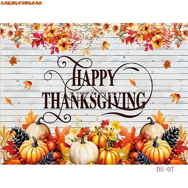 Thanks Giving Day Spring Easter Photography Backrops Kid Birthday Party Portrait Decor Backdrop Photo Studio Background DS-07